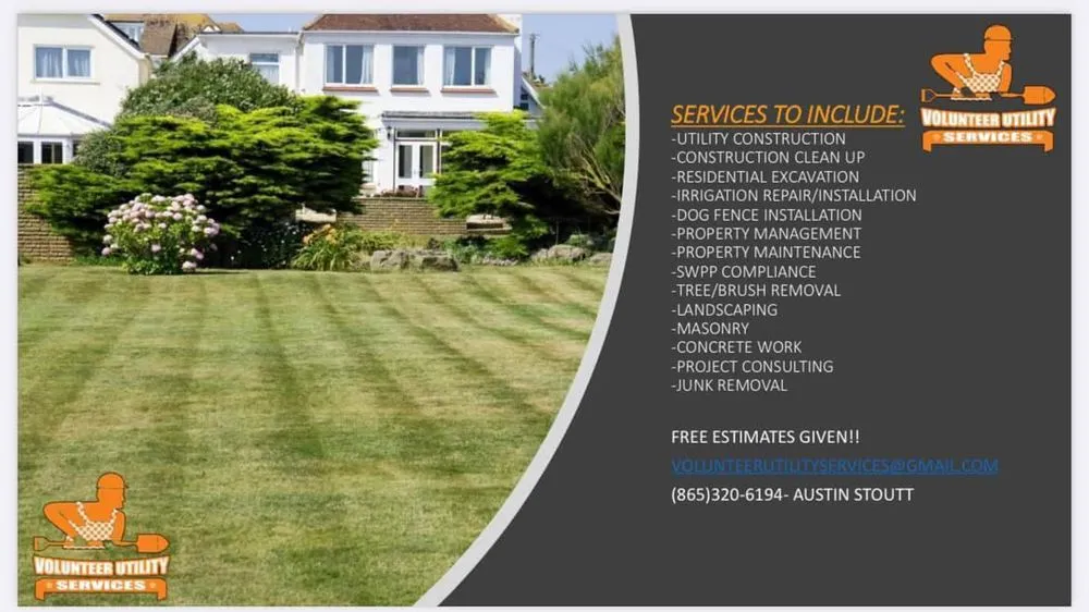 Local lawn care service in Morristown, TN - Volunteer Utility Services