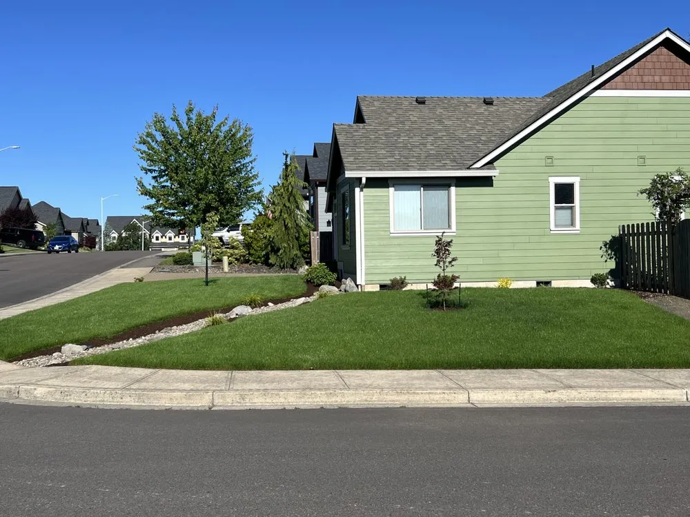 Local lawn mowing service with custom design in McMinnville, OR by Von Landscaping