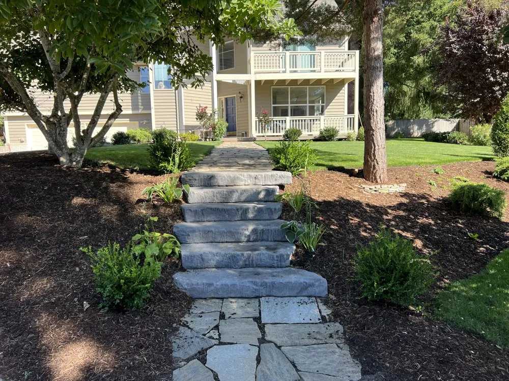 Custom outdoor landscaping in McMinnville, OR by Von Landscaping