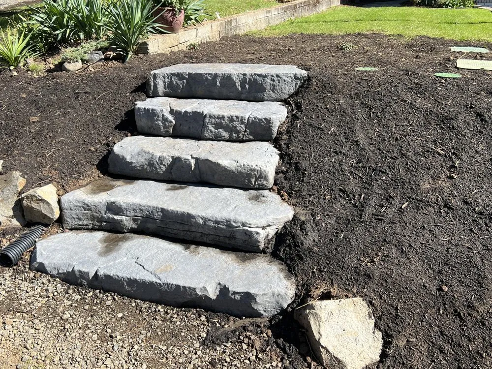 Affordable lawn care service with custom design in McMinnville, OR by Von Landscaping