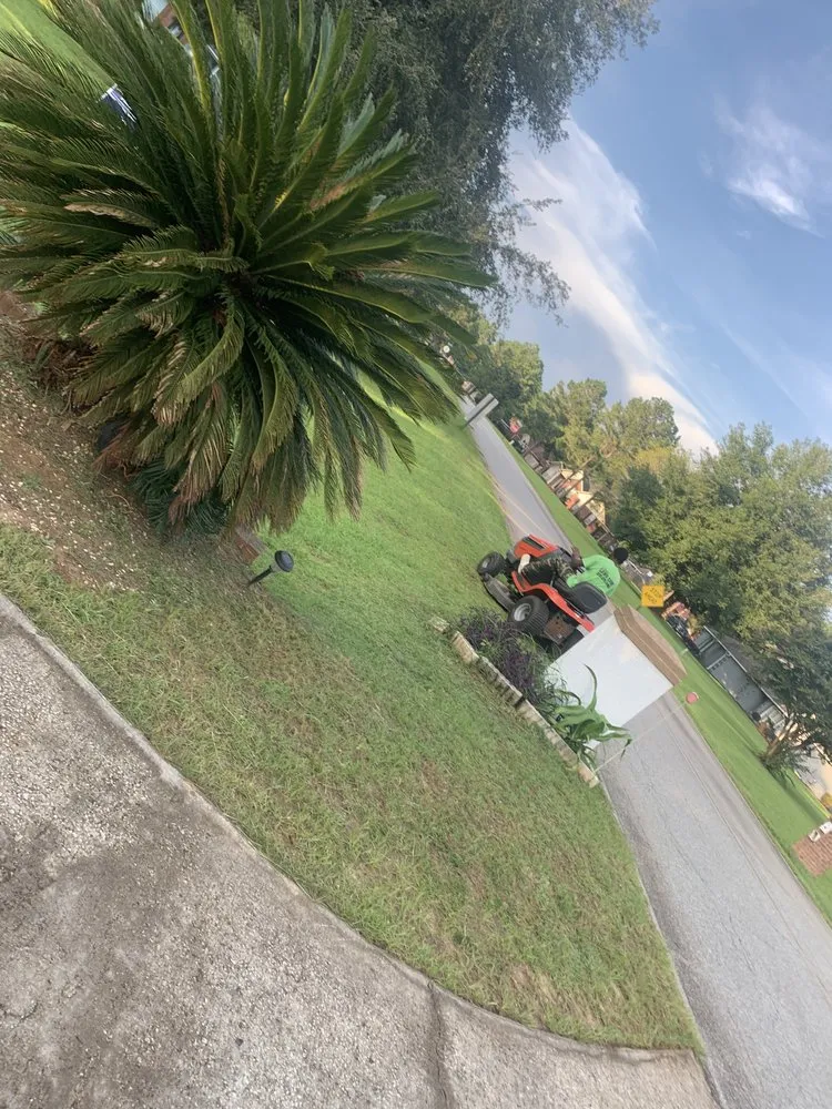 Professional landscape installation for residential properties in Albany, GA by Von Lawn Care