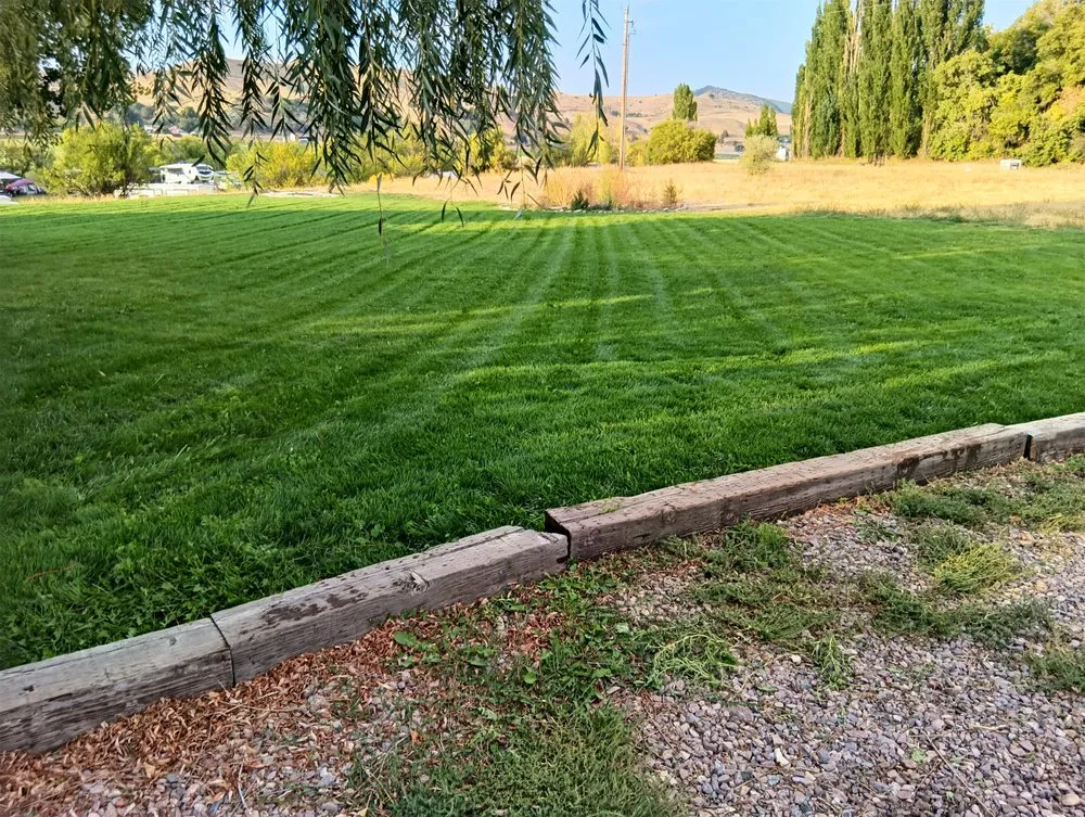 Affordable lawn mowing service for residential properties in Preston, ID by Vortex Lawn Care
