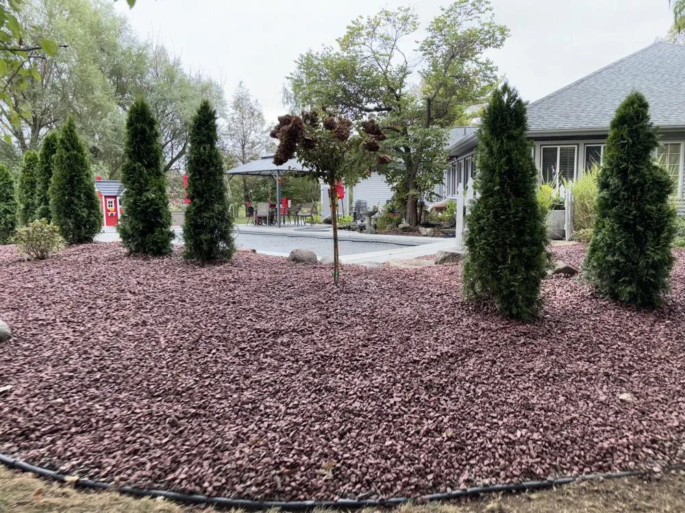 Expert garden landscaping in Columbia City, IN by Vose & Sons Landscaping