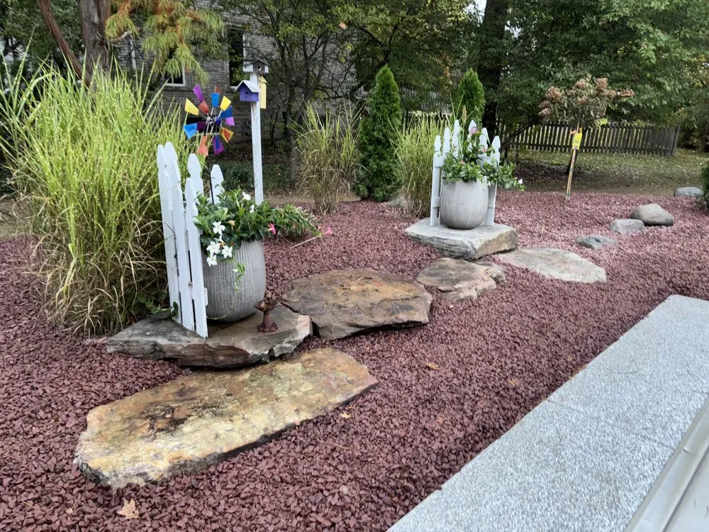 Affordable landscape installation for homes in Columbia City, IN by Vose & Sons Landscaping