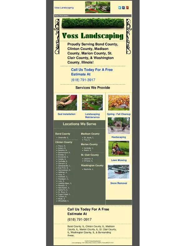 Top-rated landscape design for outdoor upgrades in Carlyle, IL by Voss Landscaping