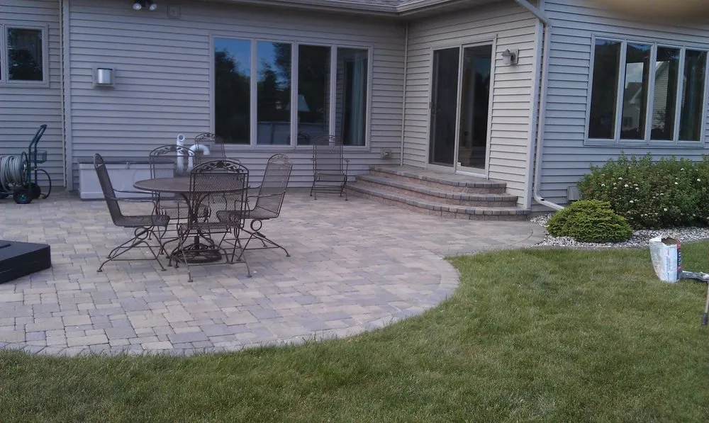 Custom lawn mowing service near you in Kaukauna, WI by Vosters Custom Brick