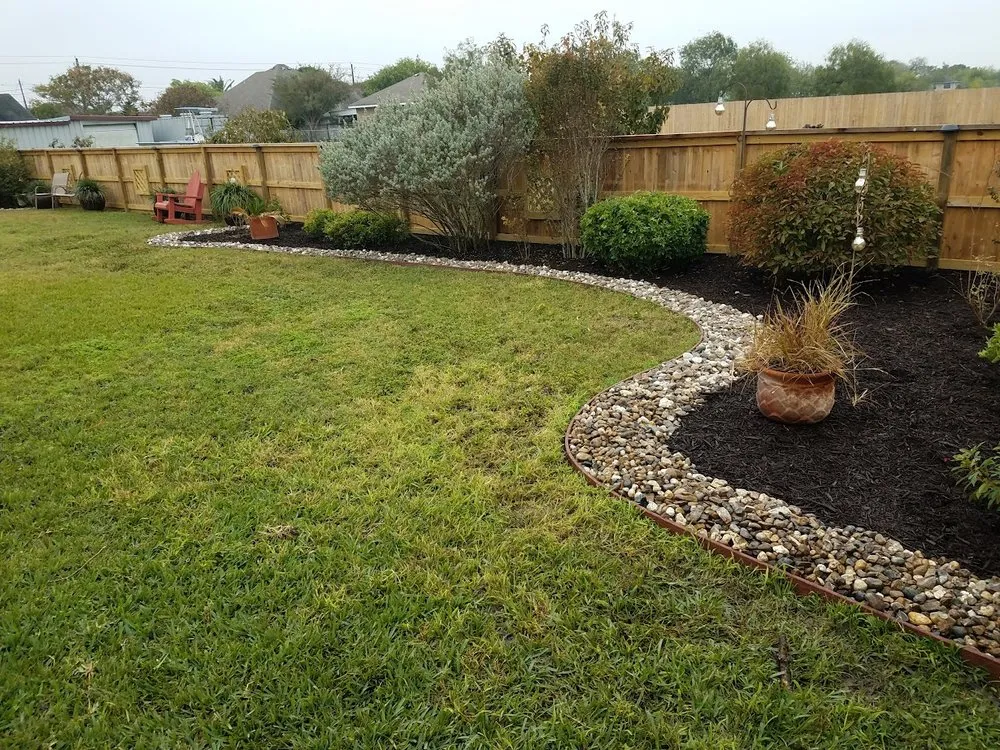 Custom garden landscaping with custom design across Corpus Christi, TX - VP Irrigation and Landscaping