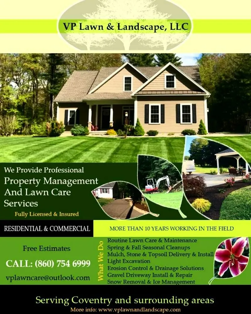 Custom outdoor landscaping for year-round maintenance in Coventry, CT by VP Lawn and Landscape
