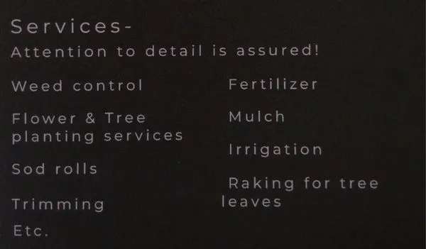 Vps Landscaping Logo