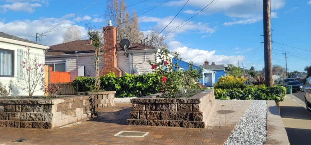 Custom outdoor landscaping for homes in Pinole, CA by VR Pavers Landscape & General Construction