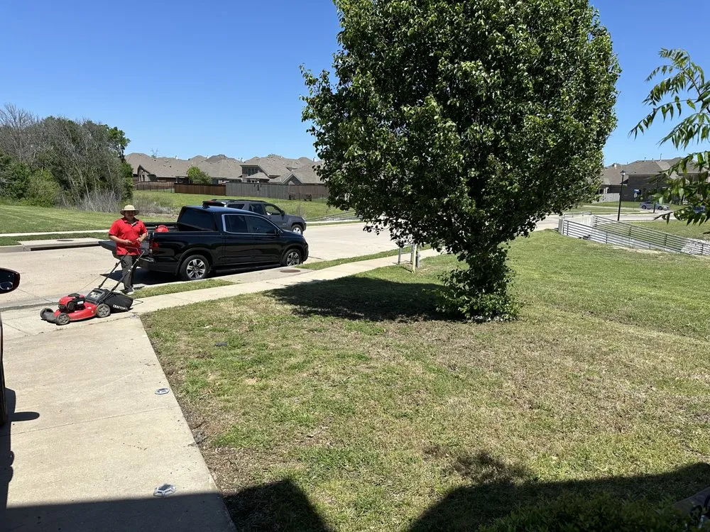 Professional residential landscaping in Richardson, TX by Vroom Lawn Care