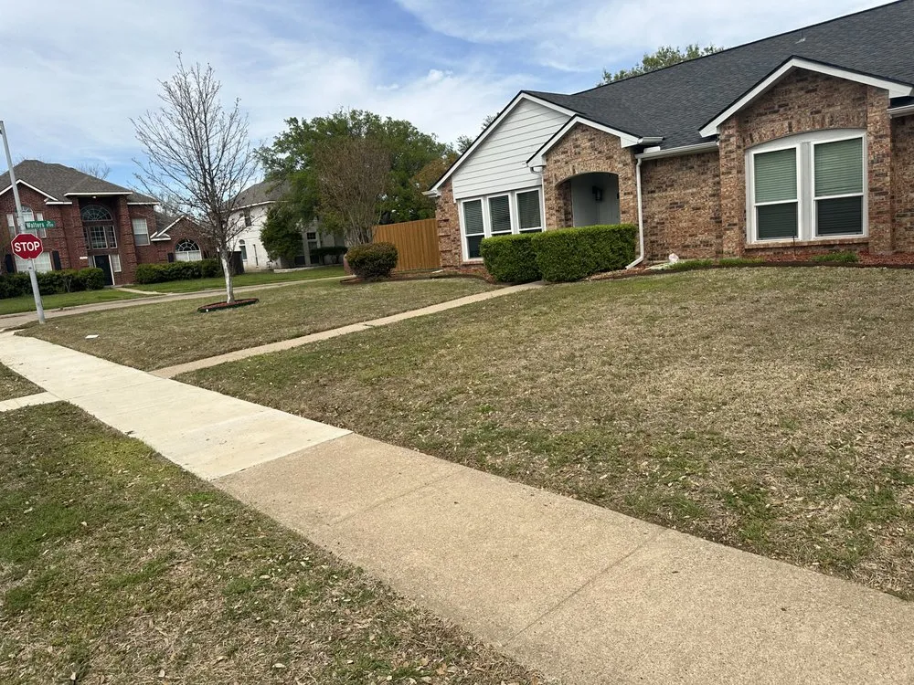 Professional landscape design in Richardson, TX by Vroom Lawn Care