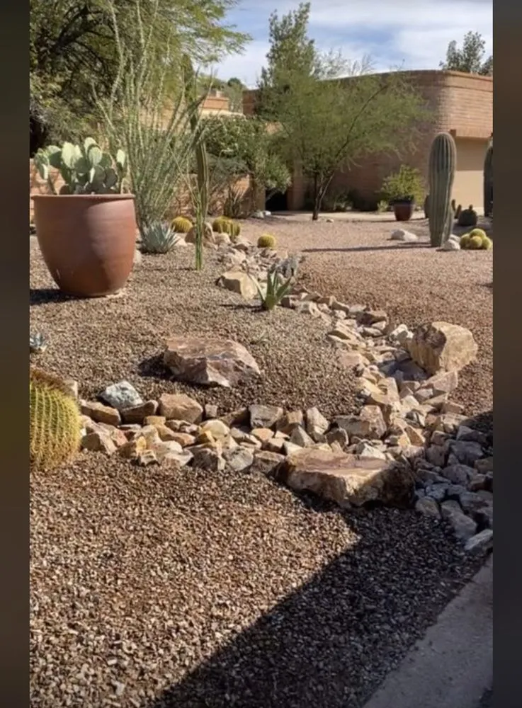 Custom garden landscaping for homes in Tucson, AZ by VSV Construction