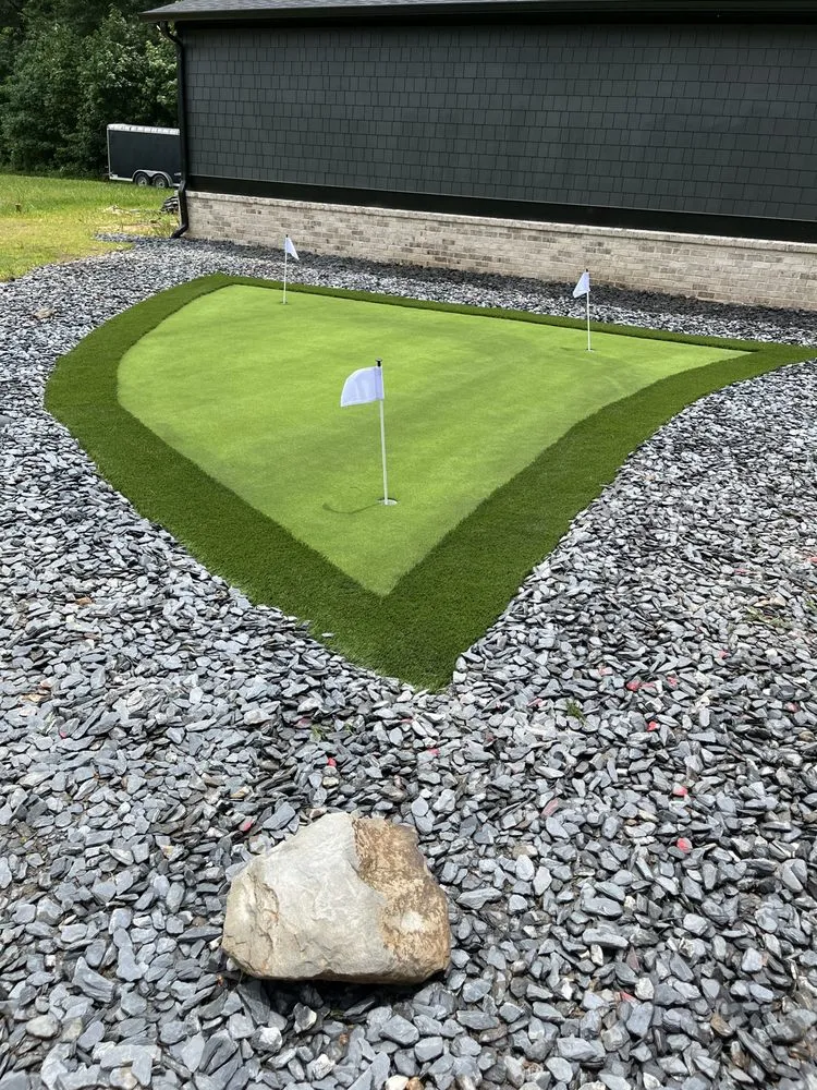 Custom lawn care service with custom design in Cumming, GA by VT Landscapes