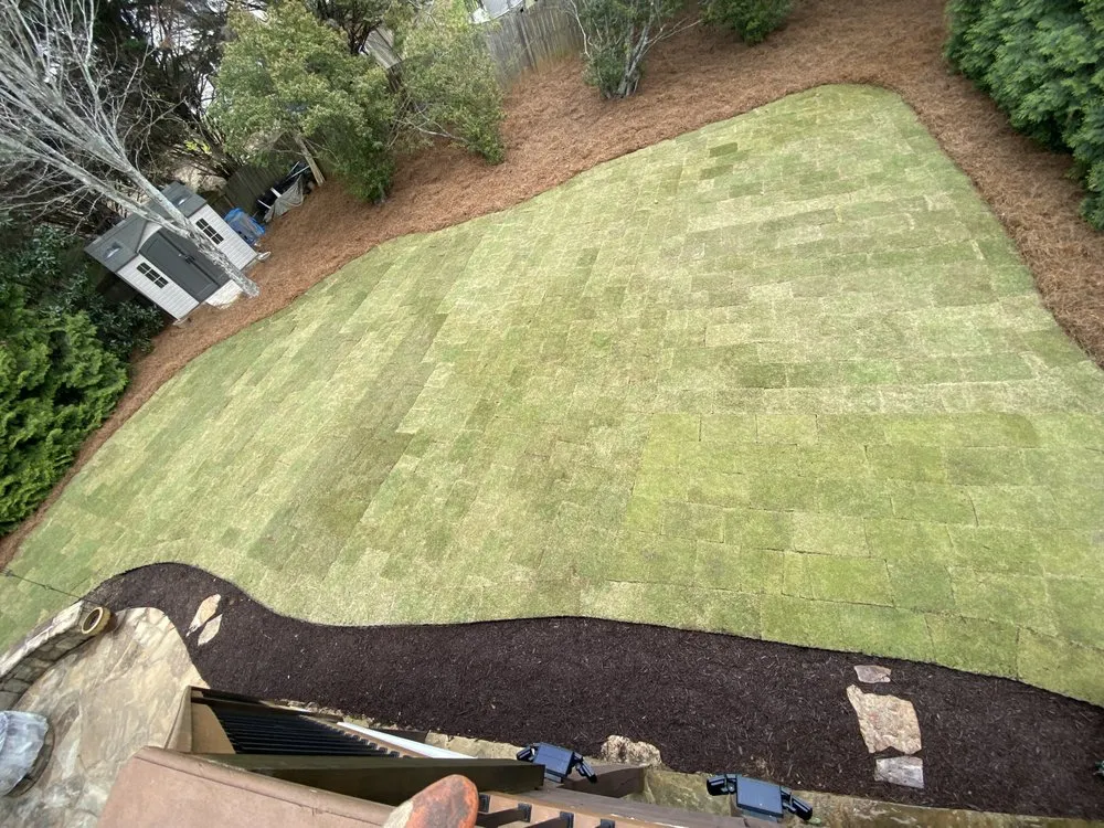 Reliable lawn mowing service in Cumming, GA by VT Landscapes