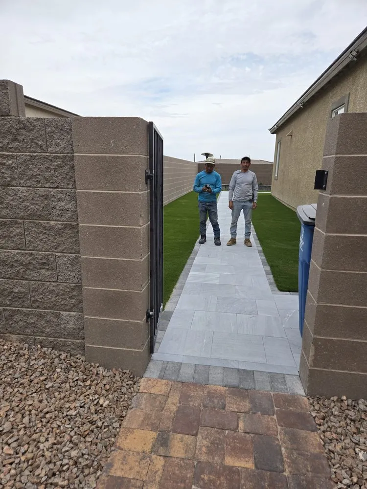 Custom garden landscaping for homes in Las Vegas, NV by VV Landscaping