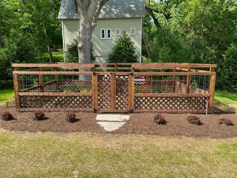 Custom garden landscaping in Mukwonago, WI - W H Major & Sons
