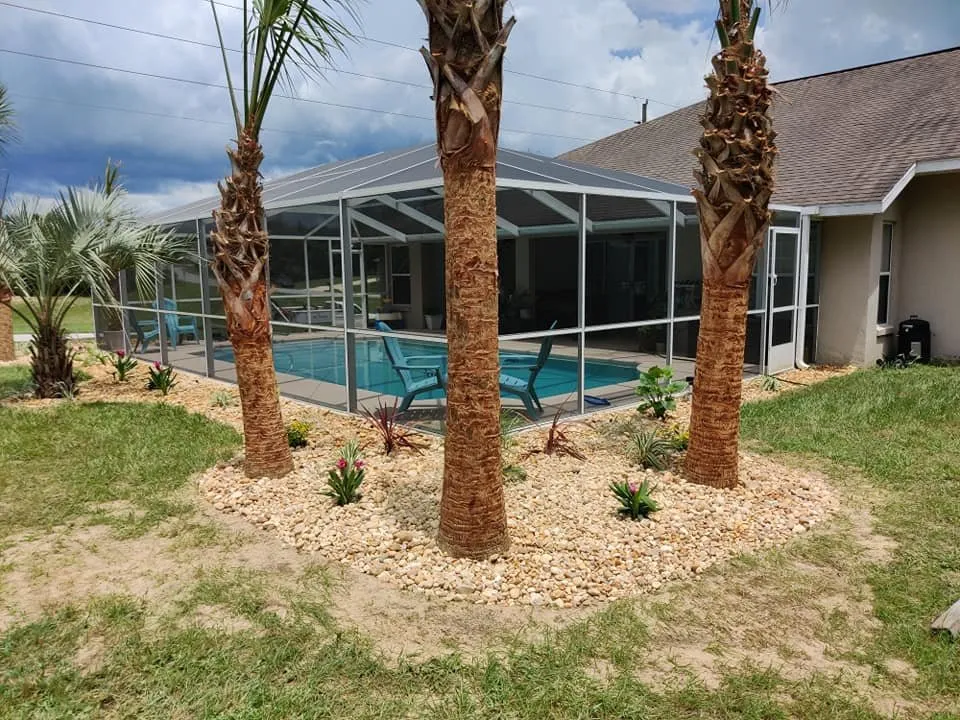 Top-rated yard cleanup service with custom design across Dunnellon, FL - W S Palm Trees & Landscape