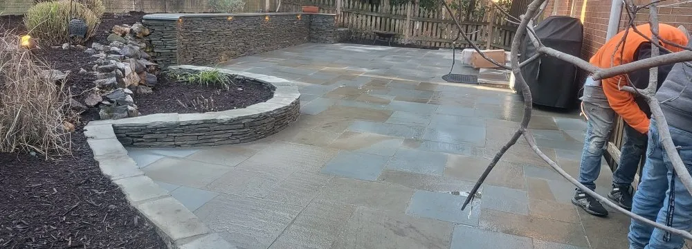 Professional outdoor landscaping for year-round maintenance in Falls Church, VA by Wa Landscape Design