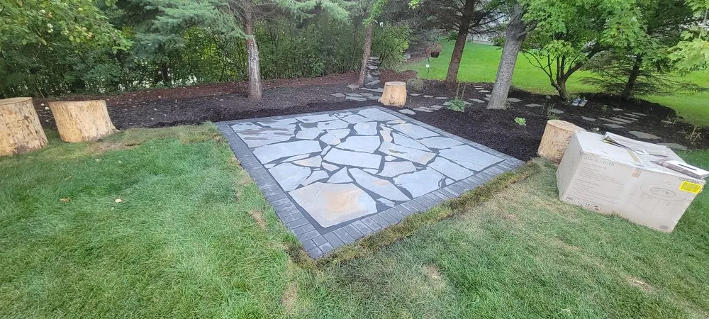 Affordable garden landscaping for residential properties in Rosemount, MN by Wachter Landscaping