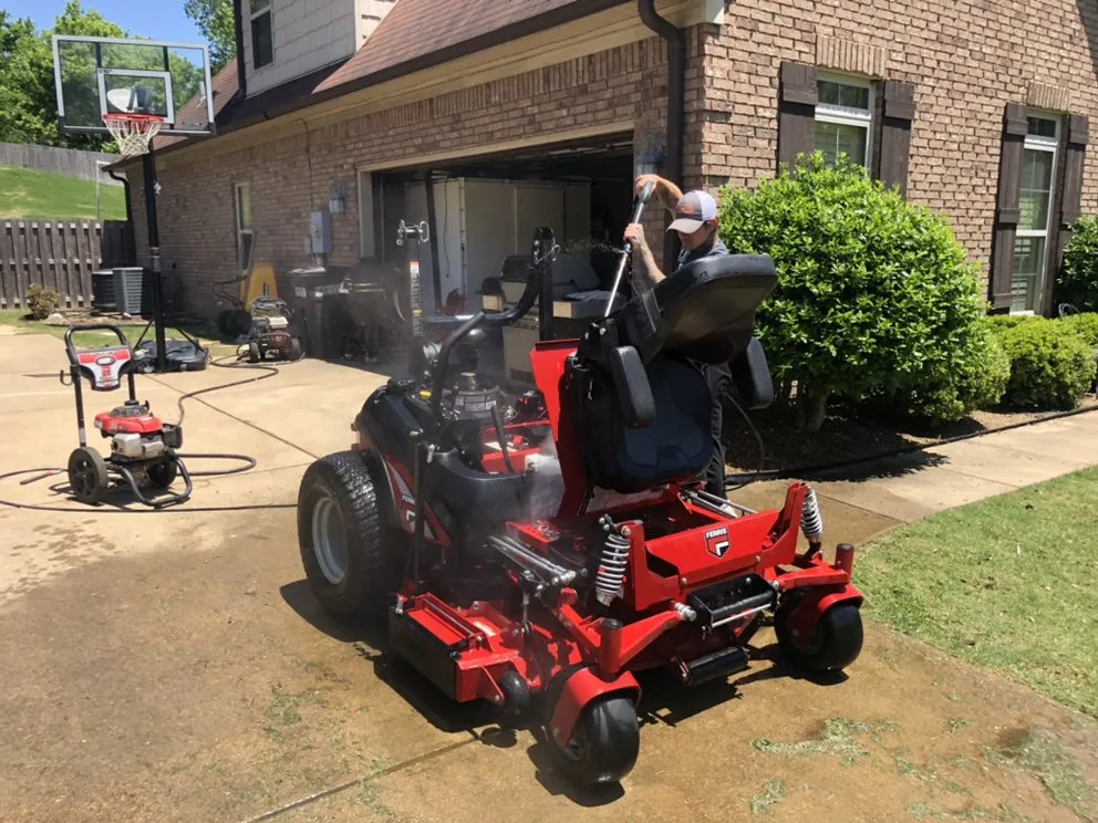 Expert yard cleanup service with custom design in Brighton, TN by Wade Lawn and Landscape