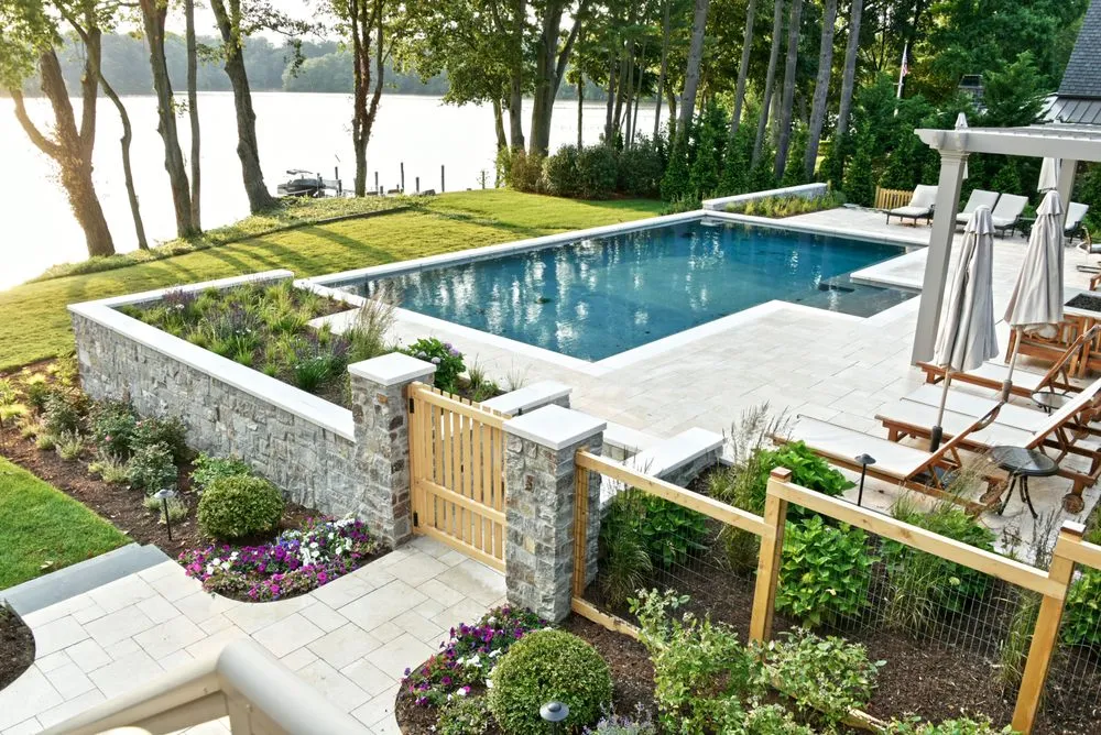 Trusted residential landscaping for year-round maintenance in Annapolis, MD by Wade Pools & Landscape Design