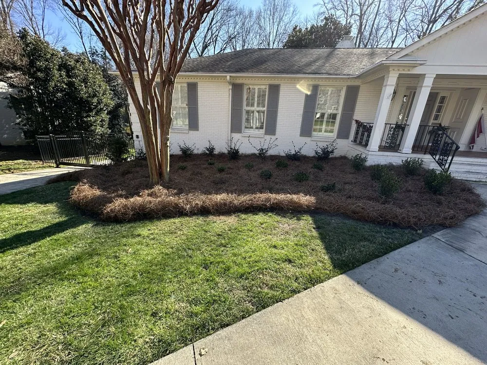 Custom garden landscaping for homes in Lancaster, SC by Wade’s Landscape Anything