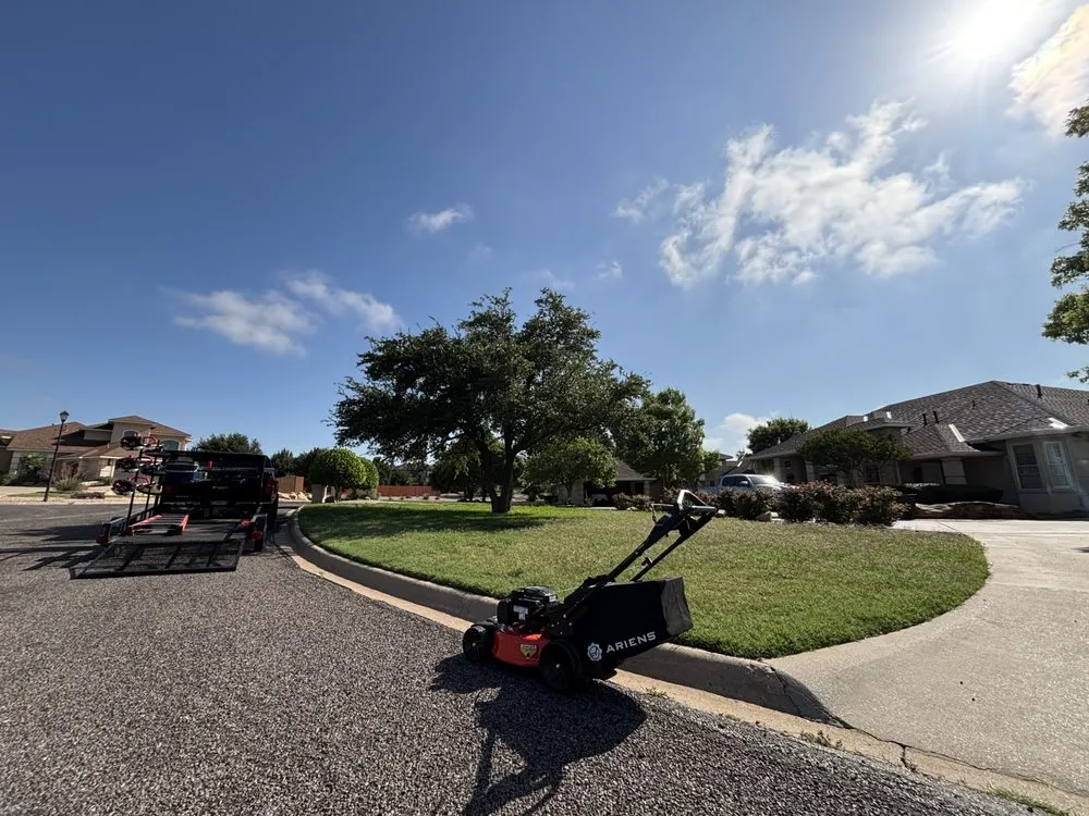 Local lawn mowing service for beautiful yards across San Angelo, TX - Wadkinscapes