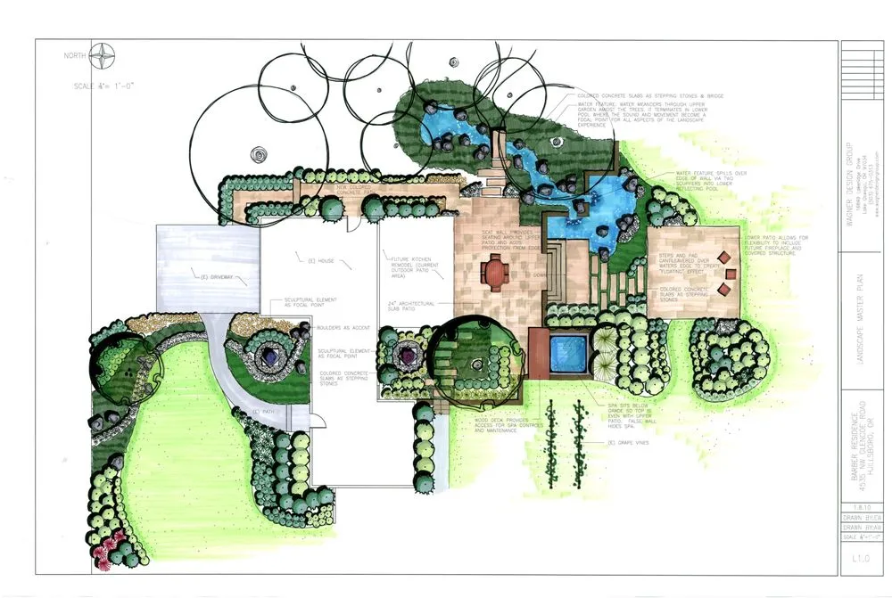 Professional landscape installation in Lake Oswego, OR by Wagner Design Group