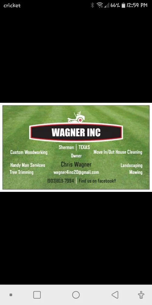 Trusted lawn mowing service in Sherman, TX by Wagner