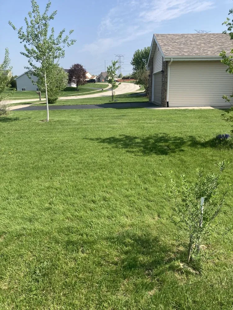 Affordable residential landscaping in Machesney Park, IL by Wagners Lawn Service