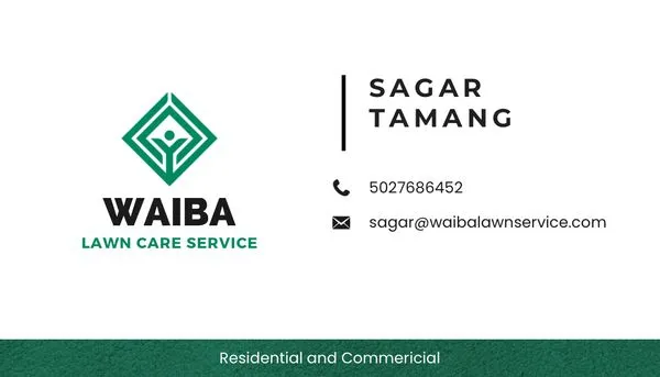 Waiba Lawn Service Logo