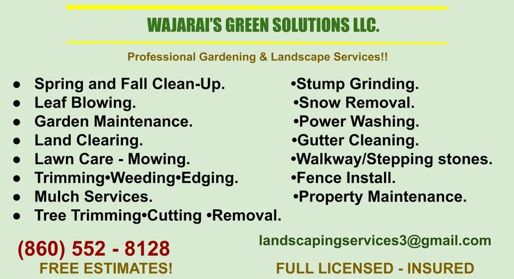 Affordable residential landscaping in Clinton, CT - Wajarai’s Green Solutions
