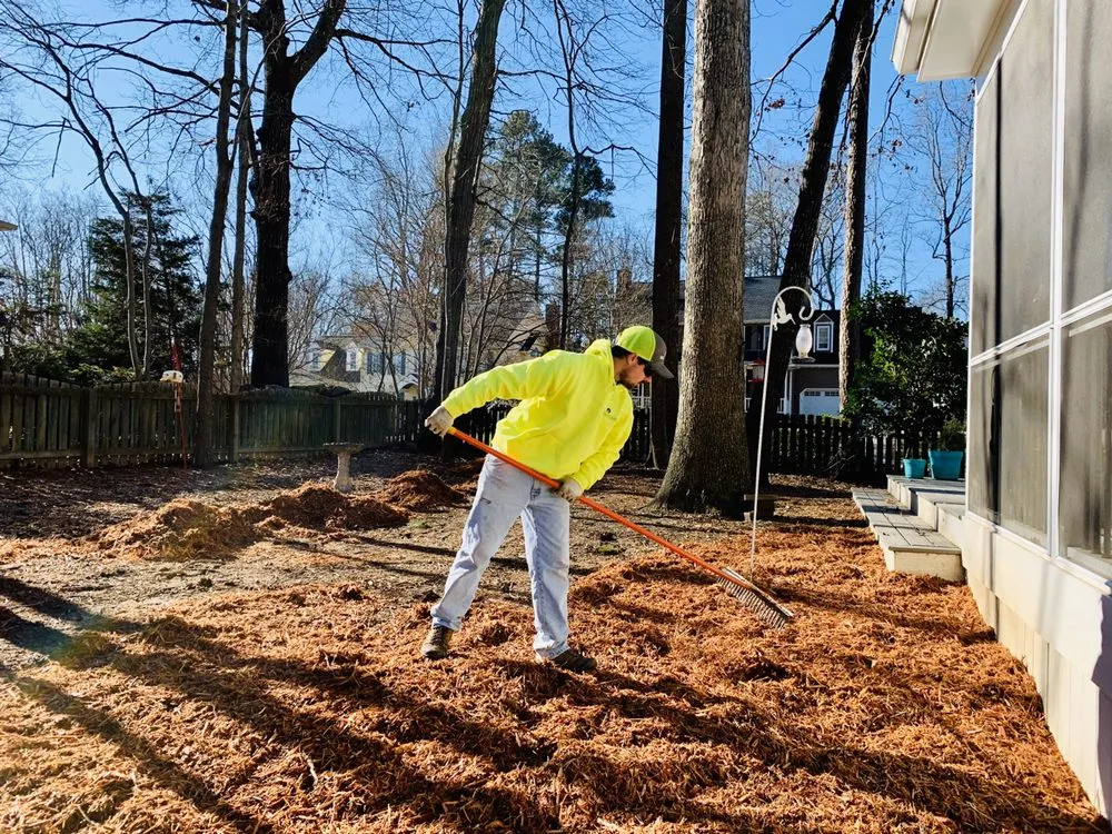 Local yard maintenance with custom design in Holly Springs, NC by Wake Landscapes