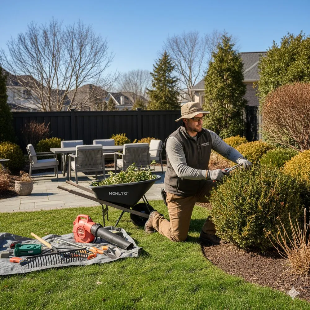 Top-rated lawn care service for beautiful yards in N Springfield, VT by Wakefield Works