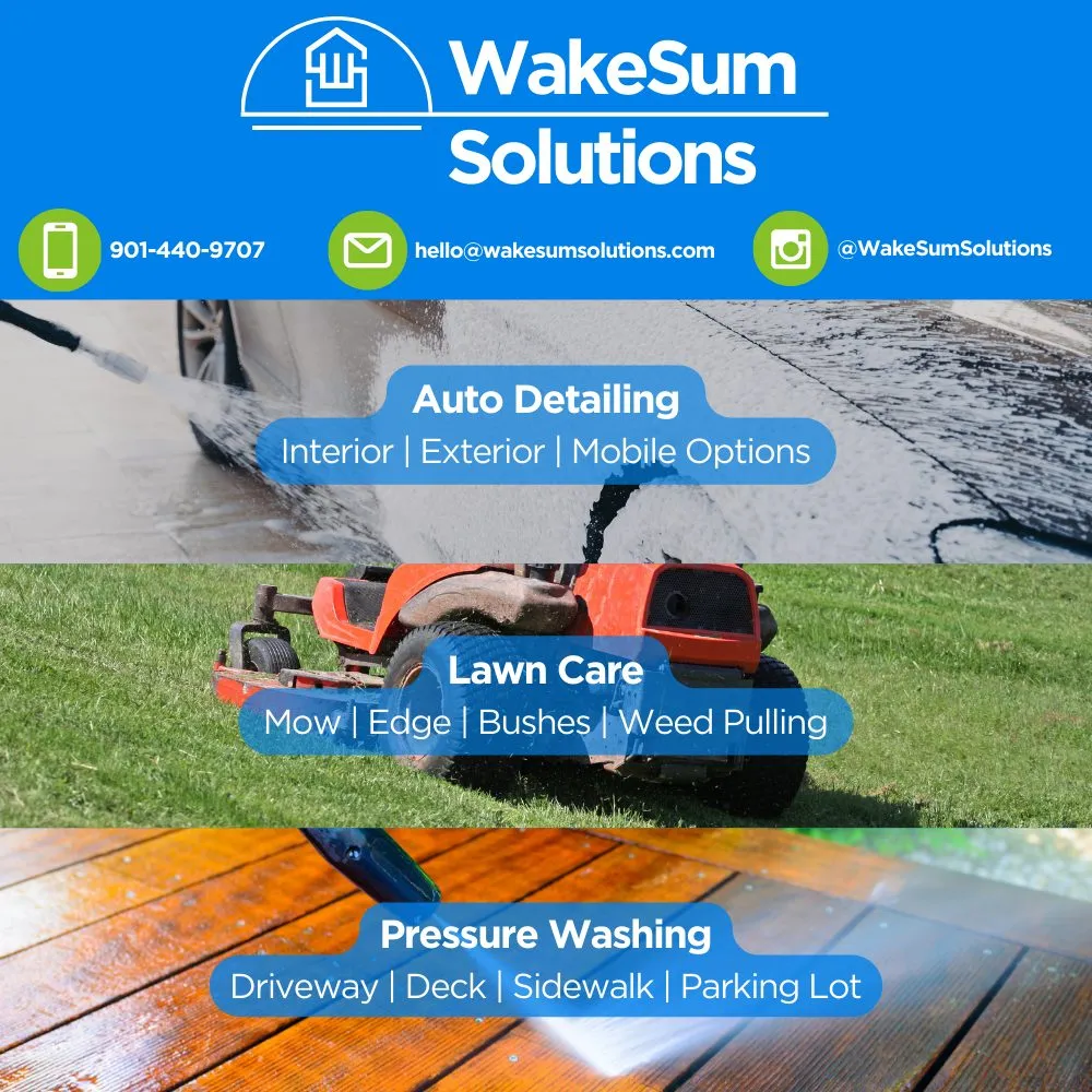 Trusted landscaping services in Cordova, TN by WakeSum Solutions