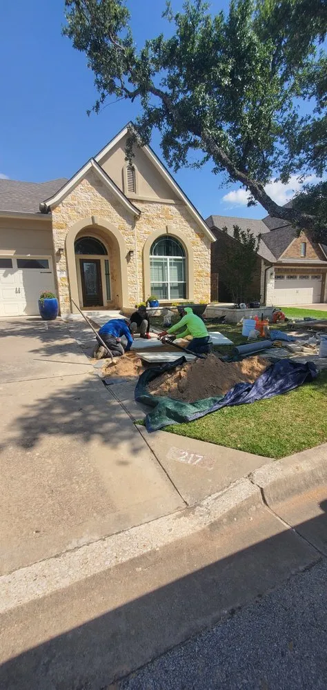 Custom yard cleanup service in Austin, TX by Waldemar Landscaping Design