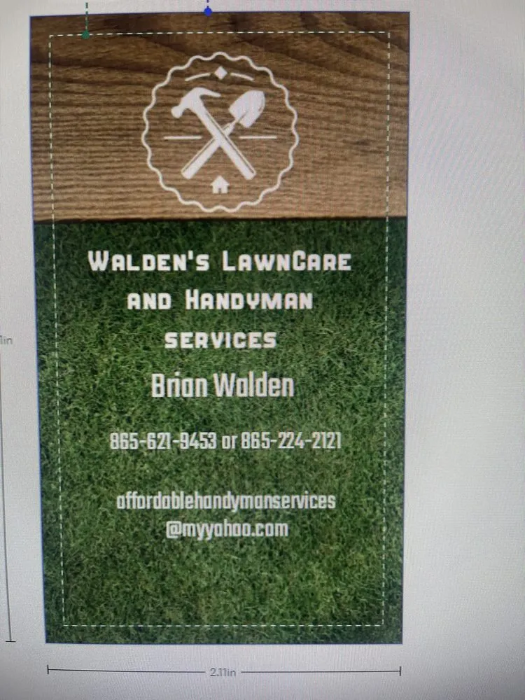 Top-rated lawn mowing service in Kingston, TN by Walden’s LawnCare and Handyman services