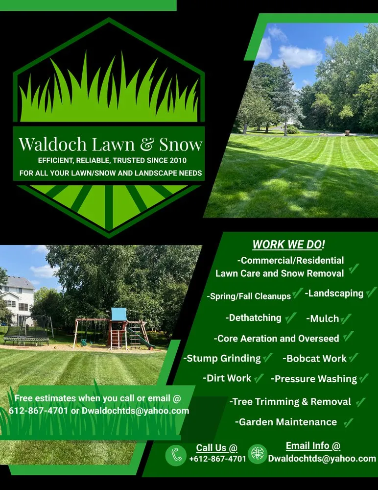 Custom outdoor landscaping in Lino Lakes, MN by Waldoch Lawn & Snow