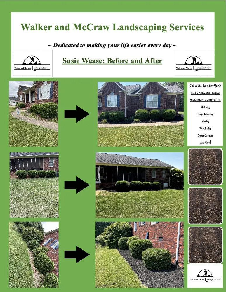 Custom landscape installation experts serving Rutherfordton, NC - Walker & McCraw Landscaping