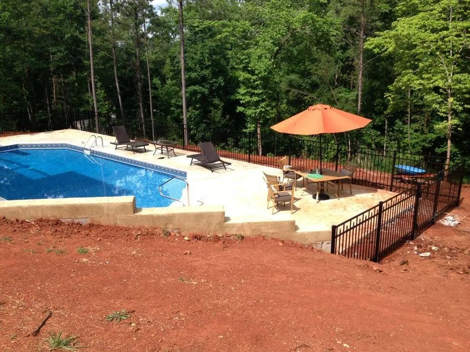 Custom landscape installation in Rome, GA - Walker Landscape & Fence