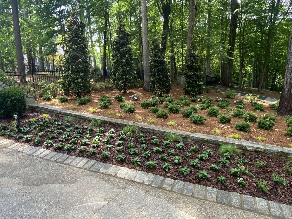 Custom garden landscaping in Jasper, GA - Walker Landscape and Grading