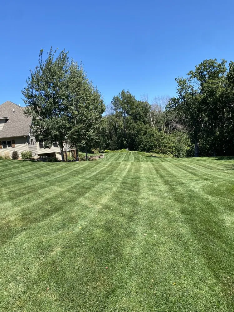 Professional landscape installation in Cedar Rapids, IA by Walker Lawn Care