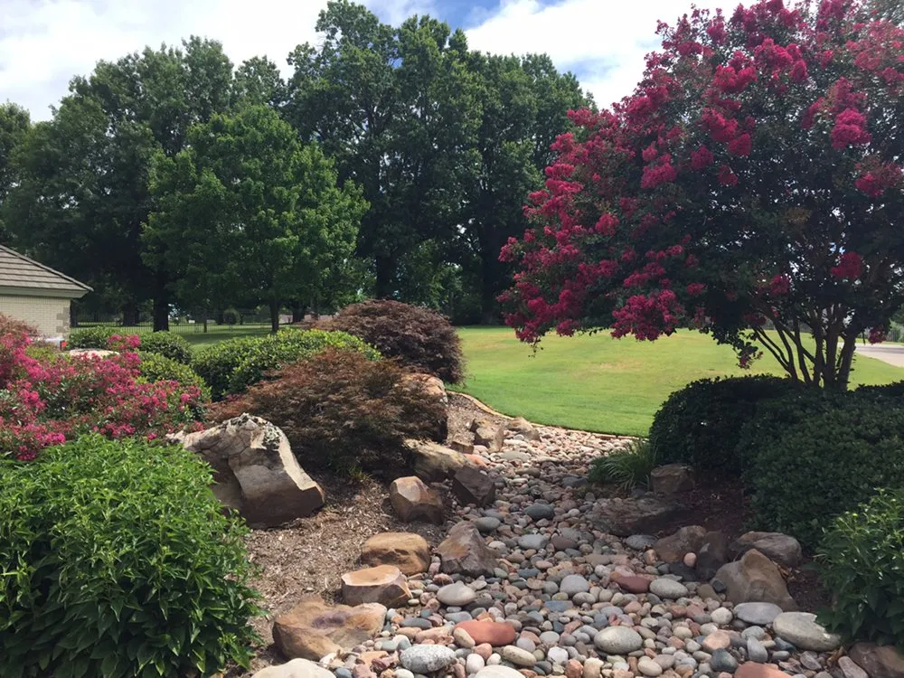 Professional lawn mowing service for beautiful yards in Van Buren, AR by Walker Michael landscapes