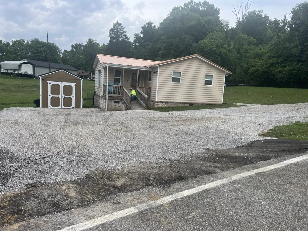 Custom landscape installation in Crossville, TN by Walkers Lawn Care