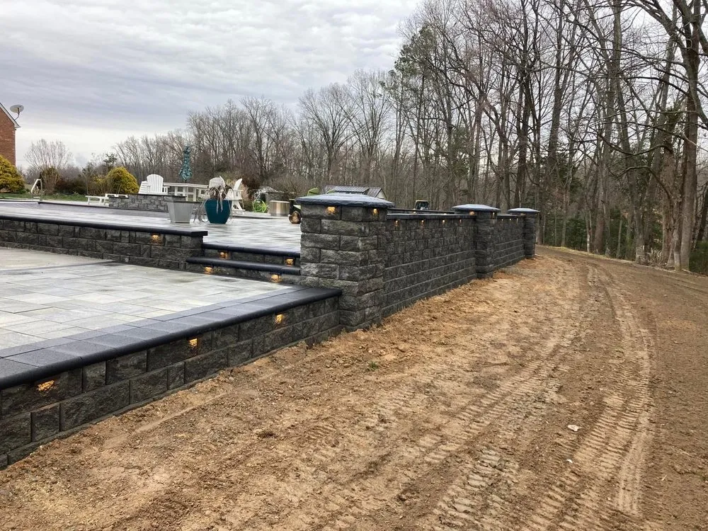 Professional lawn mowing service in Sandston, VA by Wall Stone