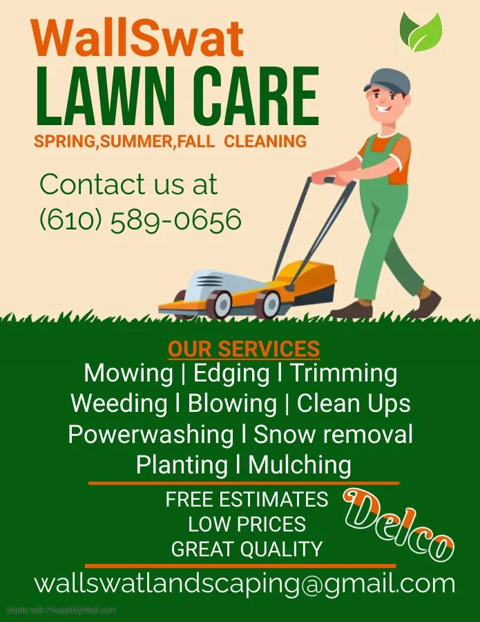 Custom yard cleanup service for homes across Wallingford, PA - Wall Swat Lawn care