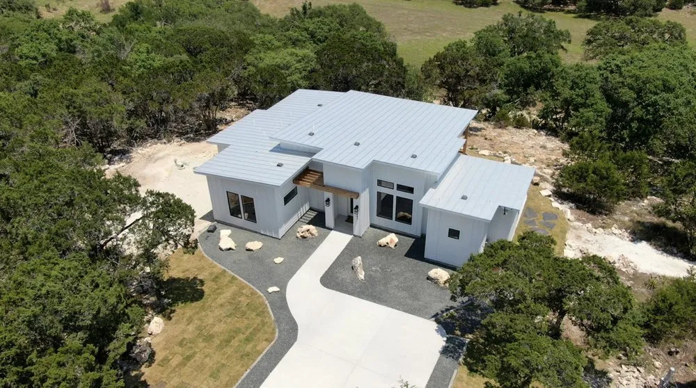 Custom garden landscaping for outdoor upgrades in Spring Branch, TX by Wallace Construction
