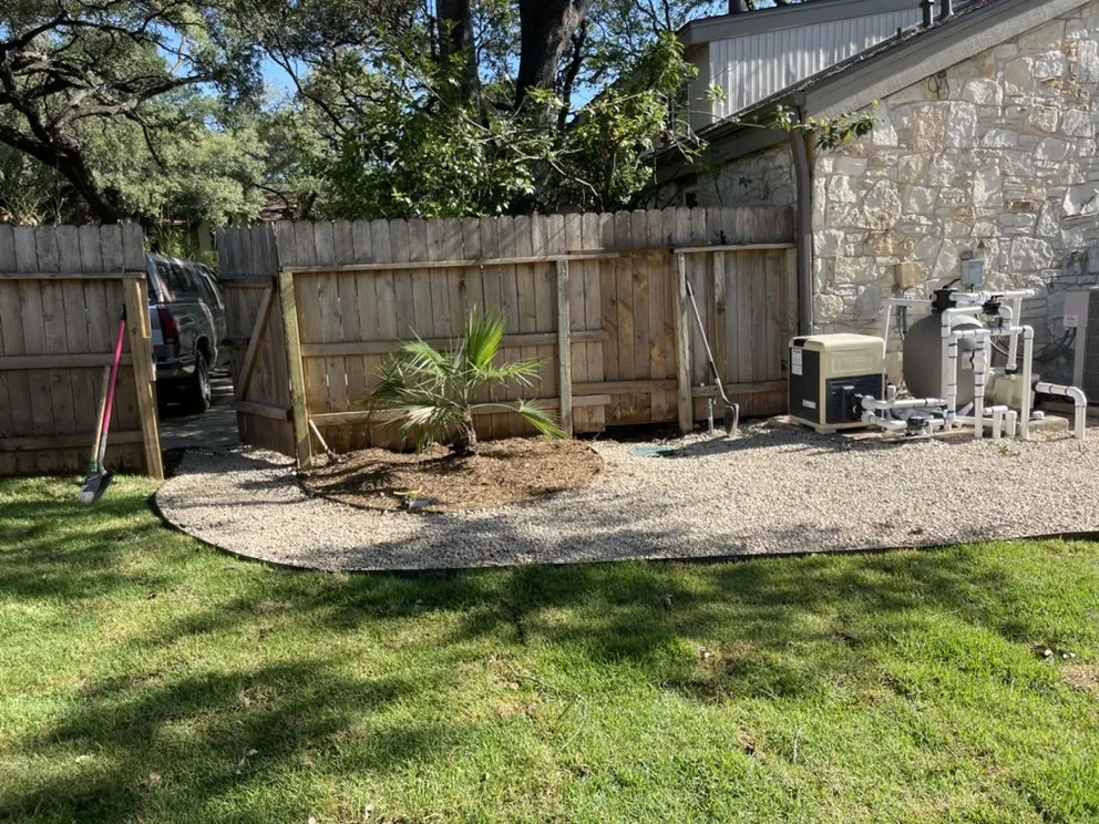 Custom landscaping services in Spring Branch, TX by Wallace Construction