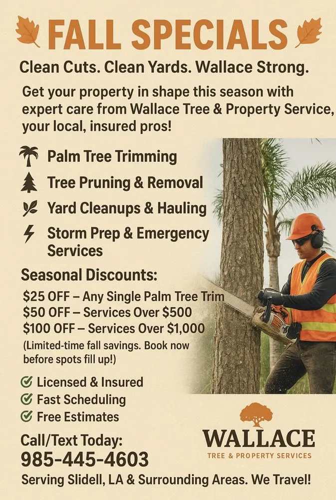 Professional landscaping services experts serving Slidell, LA - Wallace Tree & Property Services